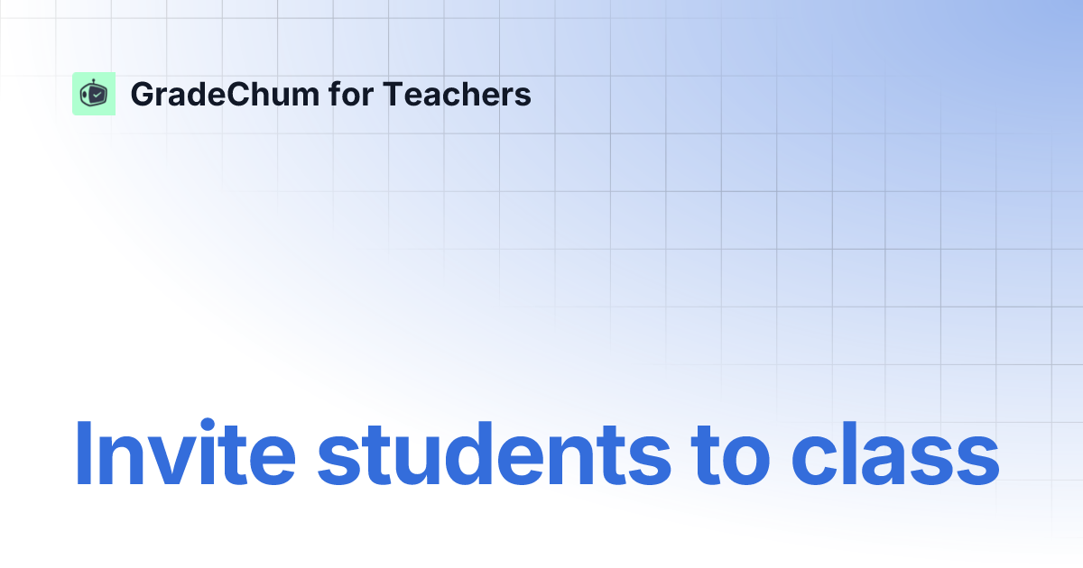 INVITE STUDENTS TO YOUR CLASS visual data 3